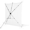 X-Drop Pro Backdrop Kit High-Key White 8' x 13' Sweep Wrinkle-Resistant