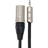 3.5mm TRS to Neutrik XLR3M - 15'