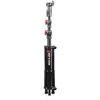 Low-Boy Double Riser Stand (Black/Chrome, 6.9')