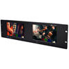 RM7026-12G Dual 7 inch 3RU Rackmount Monitor with 12G-SDI /HDMI 2.0