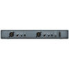 Table top receiver with internal, integrated antennas. 8 banks of 10 coordinated frequency pres