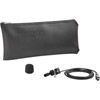 WL185m Low-Profile Cardioid Lavalier Microphone with LEMO 3-Pin Connector (Black)