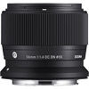 56mm f/1.4 DC DN Contemporary Lens for RF-S Mount