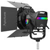 Storm 1000c Cine Kit with Skid Support, Fresnel and Barndoors