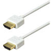 1.5 ft. Ultra-Slim HDMI v1.4 Cable with Ethernet - White