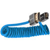 Coiled High-Speed HDMI 2.0 Braided Cable (12 to 24", Blue)