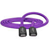 Gerald Undone USB-C 3.2 Cable (4', Purple)