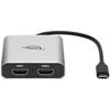 USB-C Dual HDMI 4K Display Adapter with DisplayLink