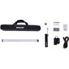 T2C RGB LED Tube Light (2') with 45 Grid, Baby Pin Adapter, 3/8" Screw
