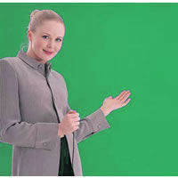 Chromakey Green Background