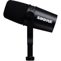 Shure MV7 Cardioid Dynamic Studio Vocal Microphone w / USB