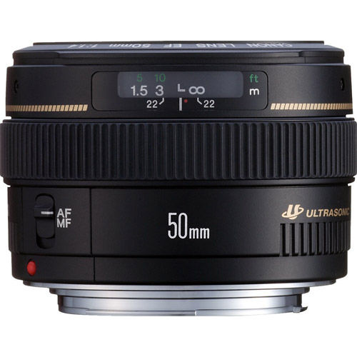 Canon EF 50mm f/1.4 USM Lens 2515A003 Full-Frame Fixed Focal 