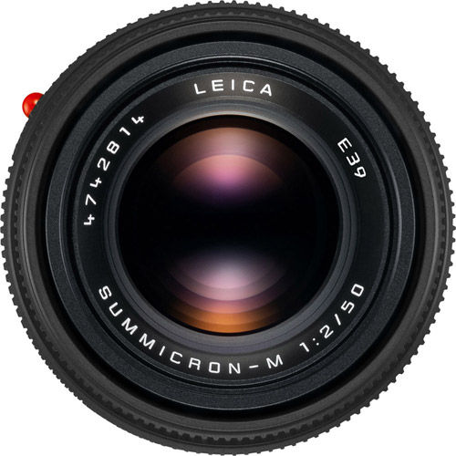 Leica 50mm f/2.0 Summicron-M Black Lens (E39)