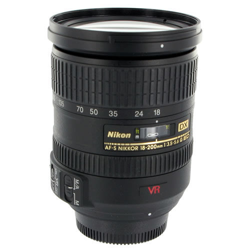 Rent Nikon AF-s 18-200mm f/3.5-5.6G DX VR DSLR Lenses Non-Full Frame Canada