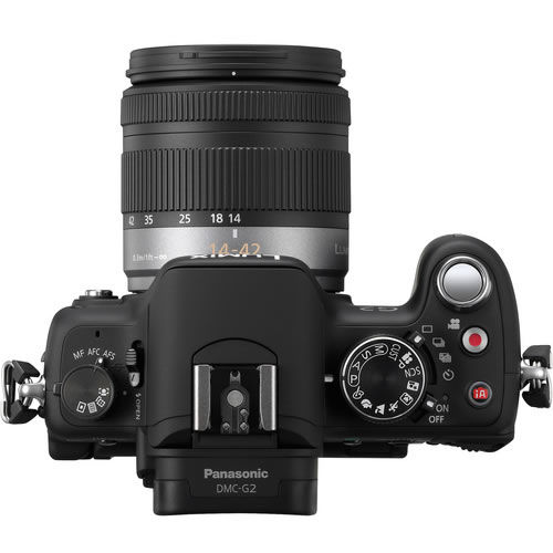 Lumix G2 Micro 4/3 Camera with 14-42mm Mega OIS (Black)