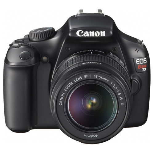 EOS Rebel T3 w/ EF-S 18-55mm IS (Black)