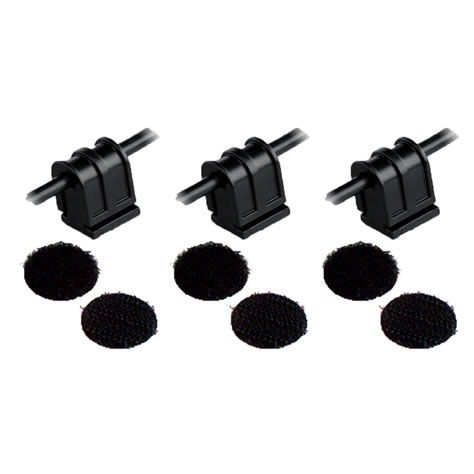 JerkStopper Computer Support - Fixed Mount (w/ Velcro) (3 Pack)