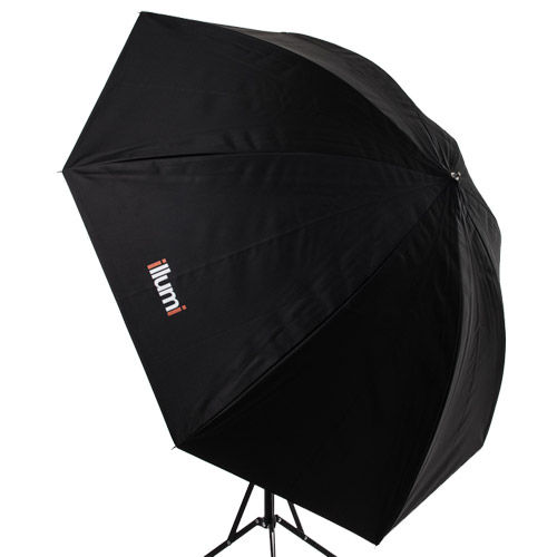 45" Umbrella - White with Black Removable Cover