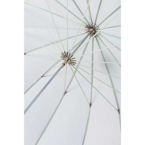 72" Parabolic Umbrella - Black/White