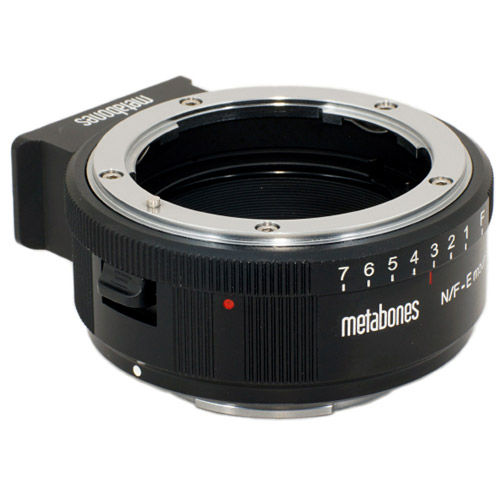 Nikon G Lens to Sony NEX Camera Lens Mount Adapter (Matte Black)