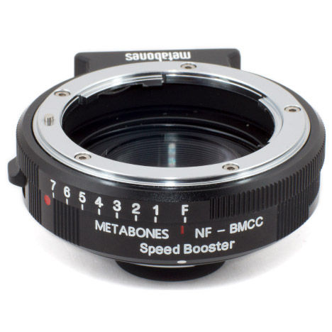 Nikon G to Blackmagic Micro 4/3 Speed Booster (Black Matt)
