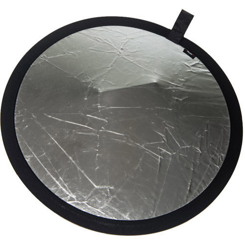 56 cm Double Stitched Reflector - Silver/White