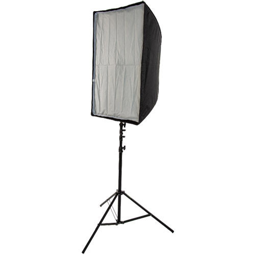 24" x 35" Brolly Box Kit with Dual Flash Holder and Medium 3.0 m Air Cushion Light Stand