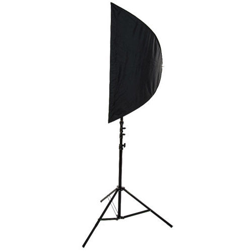 24" x 35" Brolly Box Kit with Dual Flash Holder and Medium 3.0 m Air Cushion Light Stand