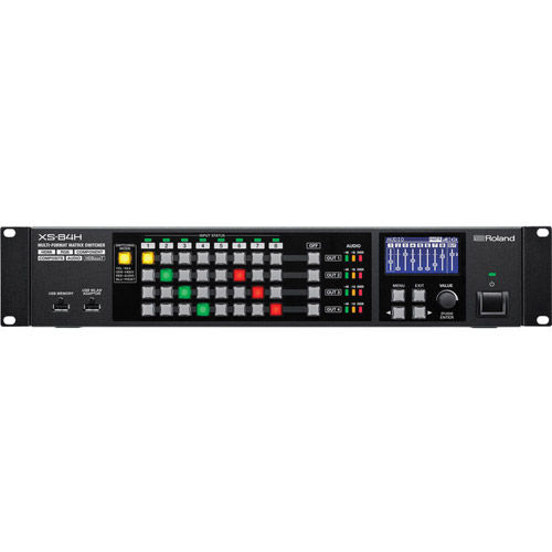 XS-84H Multi-Format Matrix Switcher with 8 in and 4 out