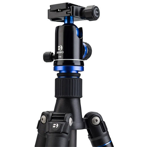 Travel Angel Series 2 4 Section Carbon Fibre Tripod Kit with V1E Ball Head - FTA28CV1