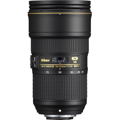 Nikon AF-S NIKKOR 24-70mm f/2.8 E ED VR Lens 20052 Full-Frame Zoom