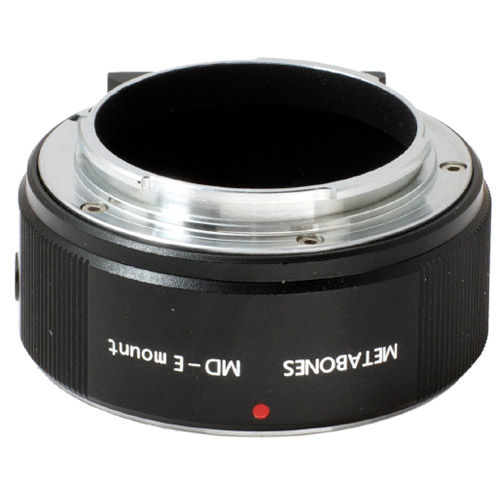 Minolta MD to E-mount T Adapter (Black Matt)