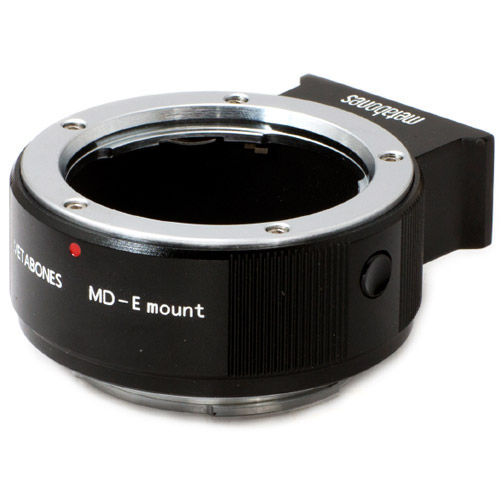 Minolta MD to E-mount T Adapter (Black Matt)
