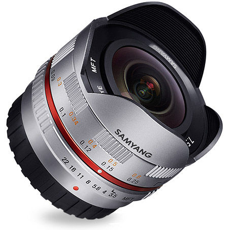 7.5mm f/3.5 UMC Fisheye - MFT Lens, Black