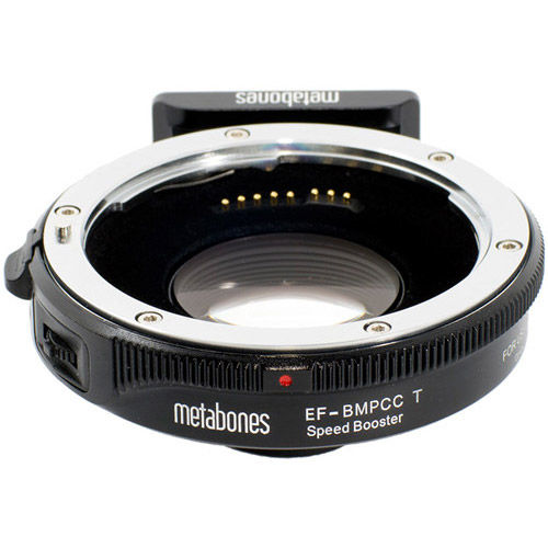 Canon EF to MFT T Lens Adapter 0.58x for Blackmagic Design Super 16 Cameras (Black)