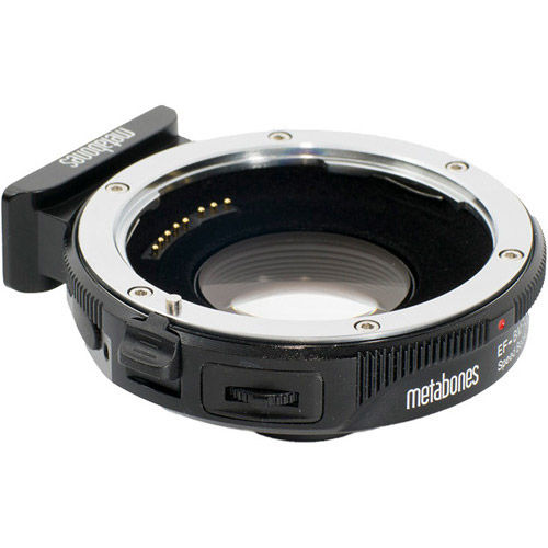 Canon EF to MFT T Lens Adapter 0.58x for Blackmagic Design Super 16 Cameras (Black)