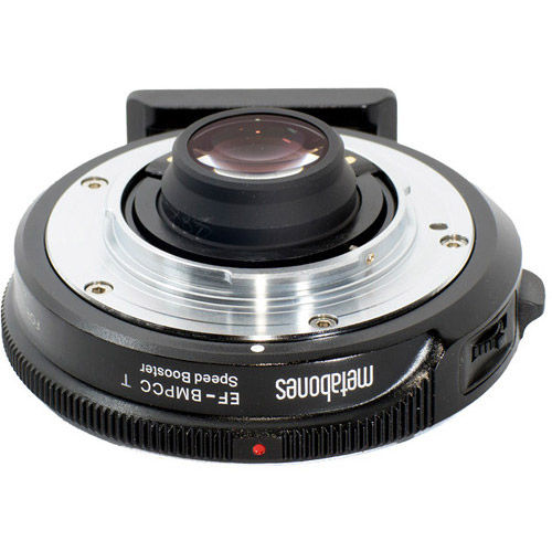 Canon EF to MFT T Lens Adapter 0.58x for Blackmagic Design Super 16 Cameras (Black)