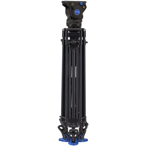 BV6PRO Aluminum Video Tripod Kit - Dual Stage with BV6H Video Head, A673TM Legs and Bag