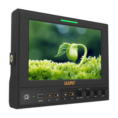 7" Monitor with SDI, HDMI Cross Conversion, Video Waveform, Vector Scope