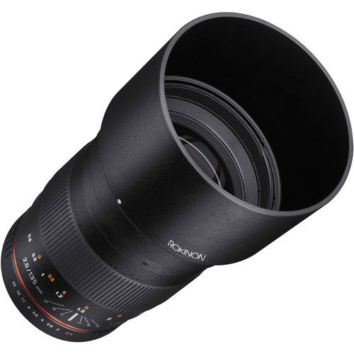 Rokinon 135mm F2.0 Telephoto Lens for Nikon with Chip 135M-N