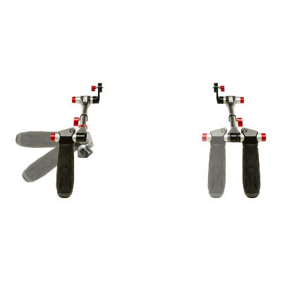 Telescopic Handles w/Arri Rosette & Black Case