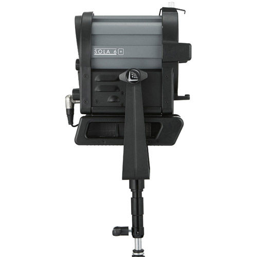 Sola 6+ Daylight Fresnel LED Fixture w/Manual Yoke and Barn Door