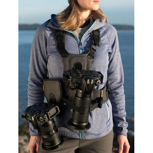 Cotton Carrier G3 Camera Harness for 2 Cameras - Charcoal Grey