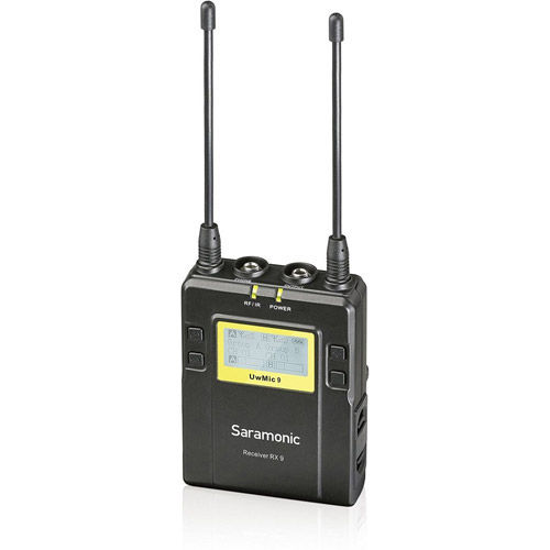 Saramonic UwMic9 STLK - Single TX LAV Kit (1 x TX9 + 1 x RX9 ) - UHF  Wireless Mic System