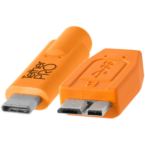 TetherPro USB-C to 3.0 Micro-B, 15'