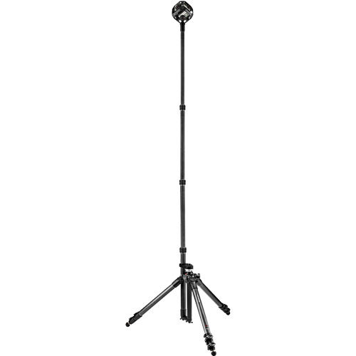 Virtual Reality Large Carbon Fiber 3-Section Based Tripod With Boom Connector