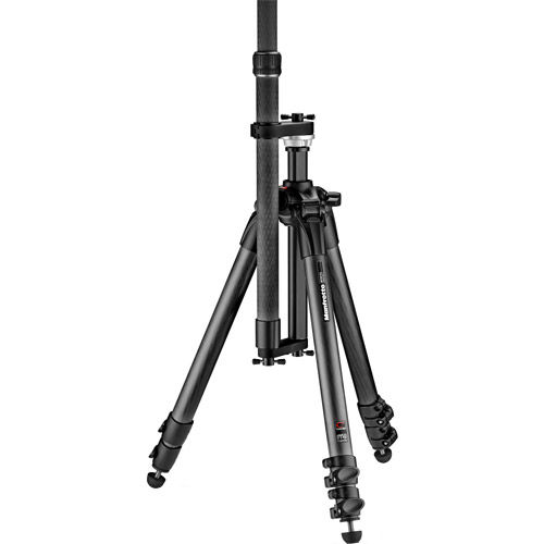 Virtual Reality Large Carbon Fiber 3-Section Based Tripod With Boom Connector