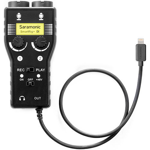Dual SmartRig+ Di Mic/Guitar Interface with Lightning  Connector for iOS Devices