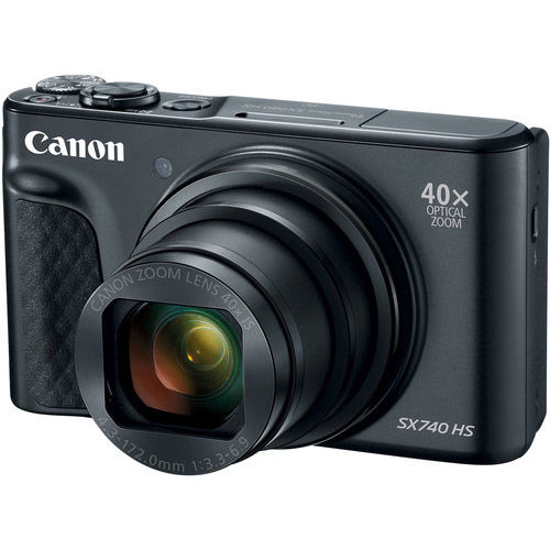 Canon PowerShot SX740HS with Case - Black 2955C013 Digital Point