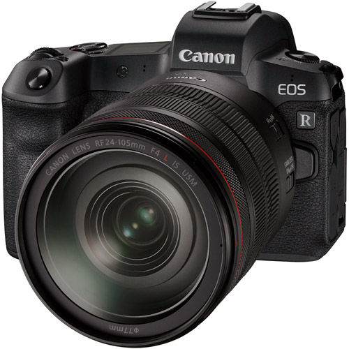 Canon EOS R Full Frame Mirrorless Camera Body includes EF-EOS R Lens Mount  Adapter